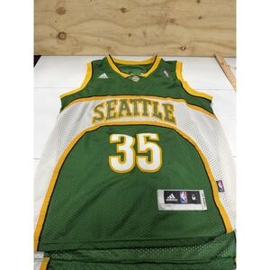Adidas or Mitchell & Ness Kevin Durant Seattle SuperSonics Jersey Green 35 Sum